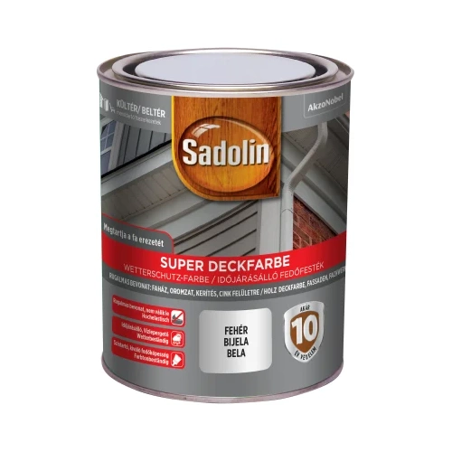 Sadolin Superdec fafesték FEHÉR 750ml Sadolin Superdec fafesték FEHÉR 750ml