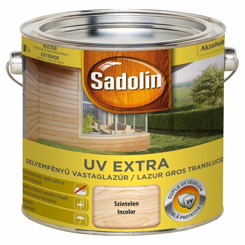 Sadolin UV Extra színtelen kültéri lazúr 2,5L Sadolin UV Extra színtelen kültéri lazúr 2,5L