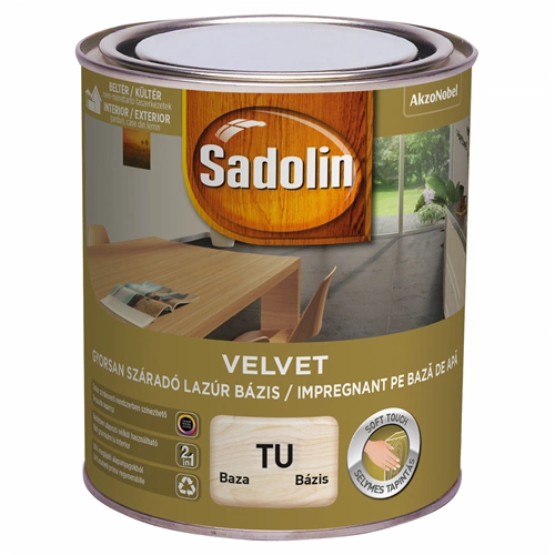 Sadolin Velvet Base lazúr bázis TU 750ml Sadolin Velvet Base lazúr bázis TU 750ml