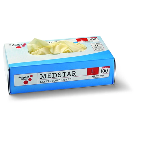Schuller egyszer használatos latex kesztyű XL/10 100db-os