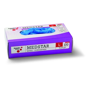 Schuller egyszer használatos nitril kesztyű XL/10 100db-os Schuller egyszer használatos nitril kesztyű XL/10 100db-os