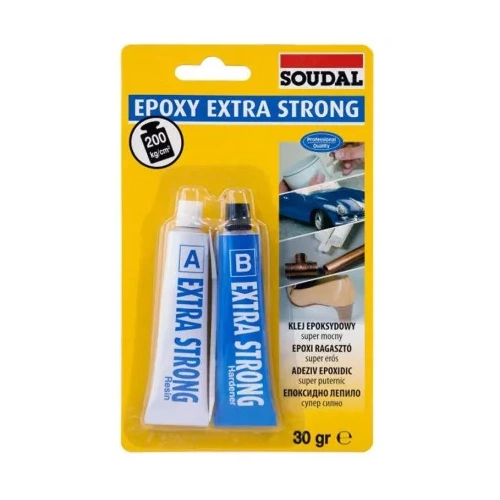 Soudal Epoxy Extra Strong ragasztó 2x15ml Soudal Epoxy Extra Strong ragasztó 2x15ml