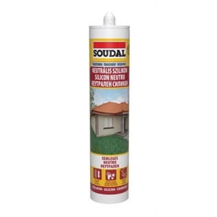 Soudal neutrális szaniter szilikon TRANSZPARENS 280ml