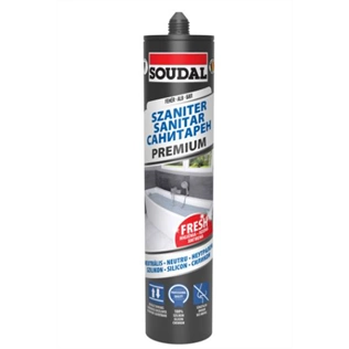 Soudal neutrális szaniter szilikon TRANSZPARENS 280ml