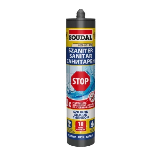 Soudal szaniter szilikon STOP BEIGE 280ml