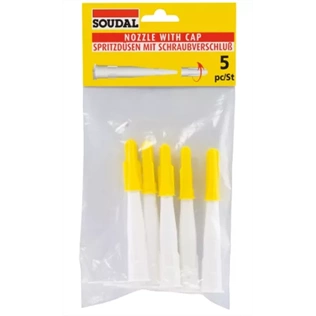 Soudal szilikoncsőr szett 5db-os Soudal szilikoncsőr szett 5db-os