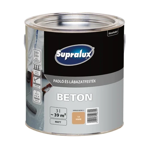 Supralux Beton padló- és lábazatfesték HOMOK 3L