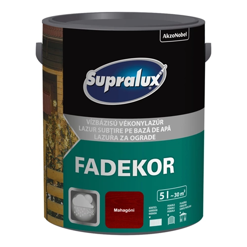 Supralux Fadekor vékonylazúr MAHAGÓNI 5L