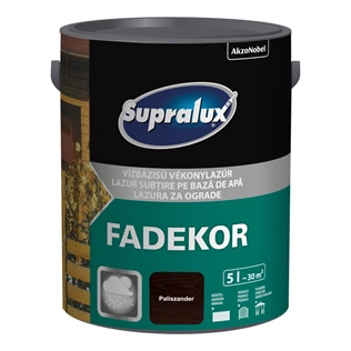Supralux Fadekor vékonylazúr PALISZANDER 5L