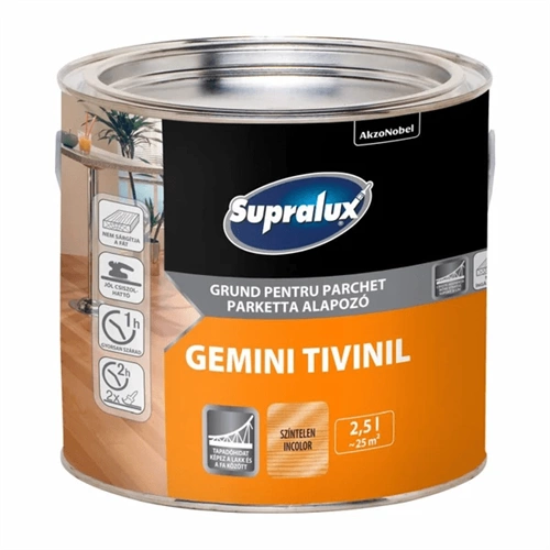 Supralux Gemini Tivinil parkettalakk alapozó 2,5L Supralux Gemini Tivinil parkettalakk alapozó 2,5L