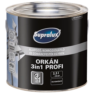 Supralux Orkán 3in1 FEKETE RAL9005 2,5L