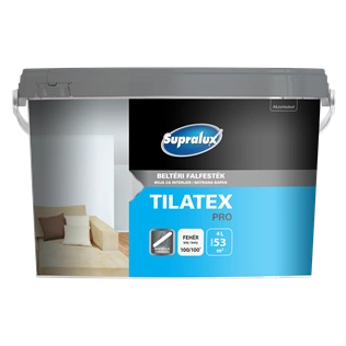 Supralux Tilatex Pro beltéri falfesték fehér 4L
