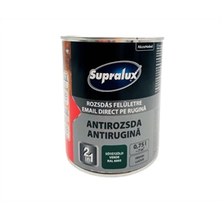 Supralux antirozsda fényes SÖTÉTZÖLD 750ML Supralux antirozsda fényes SÖTÉTZÖLD 750ML