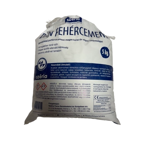 Széria fehér cement 5kg Széria fehér cement 5kg