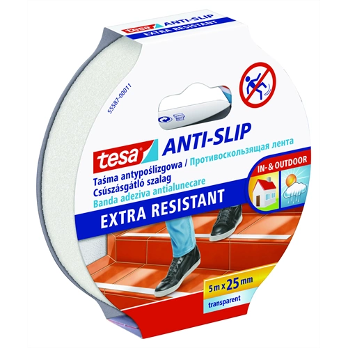 tesa csúszásgátló szalag ÁTLÁTSZÓ 5mx25mm