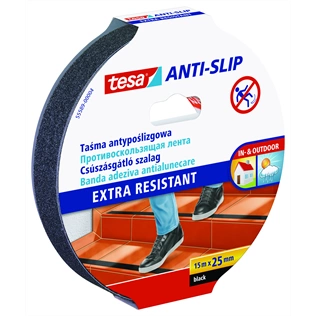 tesa csúszásgátló szalag FEKETE 15mx25mm