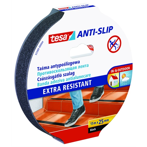 tesa csúszásgátló szalag FEKETE 15mx25mm