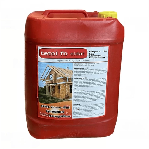Tetol FB faanyagvédő oldat SÁRGA 10L
