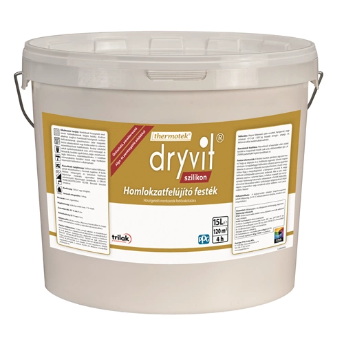Thermotek Dryvit homlokzatfelújító festék fehér és "L" 15L Thermotek Dryvit homlokzatfelújító festék fehér és "L" 15L