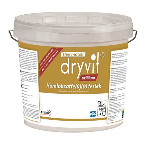 Thermotek Dryvit homlokzatfelújító festék fehér és "L" 5L