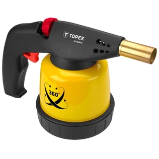 Topex gázforrasztó perzselő gázégő 190g palackhoz, PIEZO