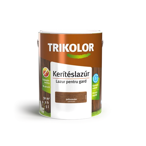 Trikolor vékony kerítéslazúr PALISZANDER 5L