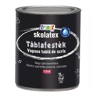 Trinát Aqua Skolatex táblafesték fekete 1L