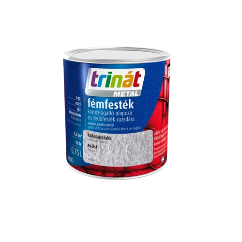 Trinát Metal fémfesték kalapácslakk EZÜST 750ml