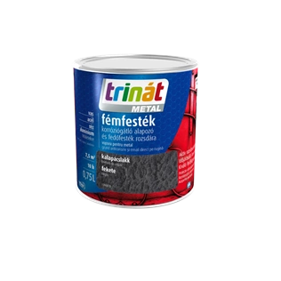 Trinát Metal fémfesték kalapácslakk FEKETE 750ml