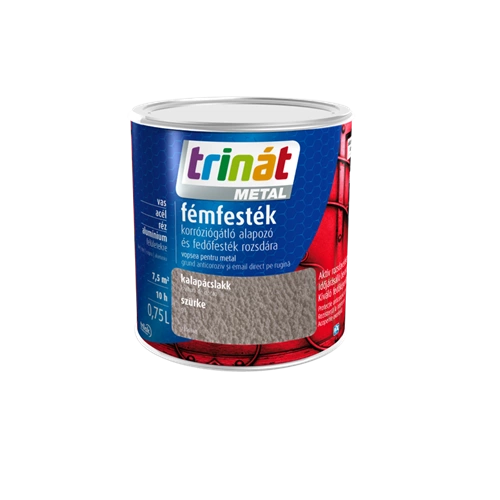 Trinát Metal fémfesték kalapácslakk SZÜRKE 750ml