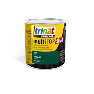Trinát Multitop 9in1 alapozó- és fedőfesték 6005 MOHAZÖLD 750ml Trinát Multitop 9in1 alapozó- és fedőfesték 6005 MOHAZÖLD 750ml