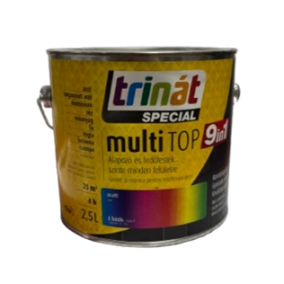 Trinát Multitop 9in1 alapozó- és fedőfesték Z bázis 2,5L