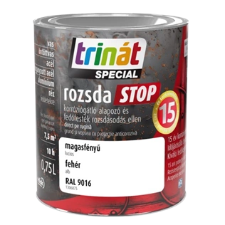 Trinát Rozsdastop magasfényű RAL9016 FEHÉR 750ml