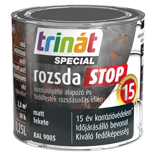 Trinát Rozsdastop matt RAL9005 FEKETE 250ml Trinát Rozsdastop matt RAL9005 FEKETE 250ml