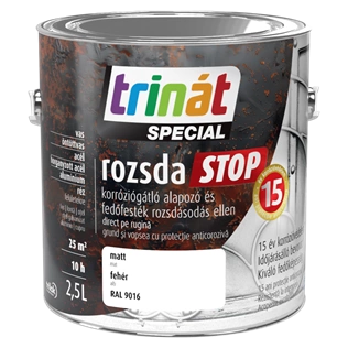 Trinát Rozsdastop matt RAL9016 FEHÉR 2,5L Trinát Rozsdastop matt RAL9016 FEHÉR 2,5L