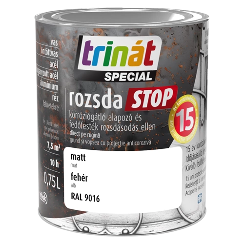 Trinát Rozsdastop matt RAL9016 FEHÉR 750ml Trinát Rozsdastop matt RAL9016 FEHÉR 750ml