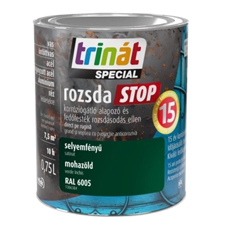 Trinát Rozsdastop selyemfényű RAL6005 MOHAZÖLD 750ml Trinát Rozsdastop selyemfényű RAL6005 MOHAZÖLD 750ml