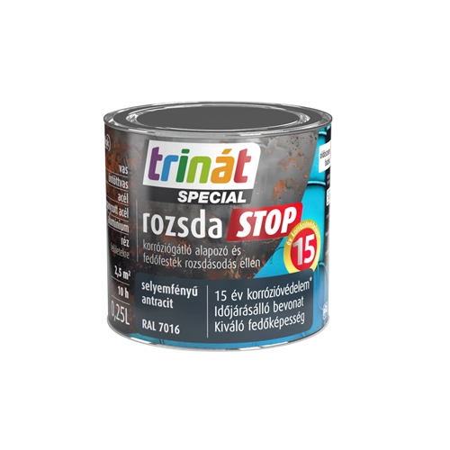 Trinát Rozsdastop selyemfényű RAL7016 ANTRACIT 250ml Trinát Rozsdastop selyemfényű RAL7016 ANTRACIT 250ml