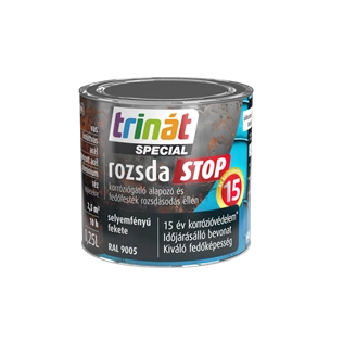 Trinát Rozsdastop selyemfényű RAL9005 FEKETE 250ml Trinát Rozsdastop selyemfényű RAL9005 FEKETE 250ml