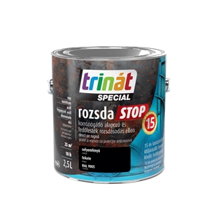 Trinát Rozsdastop selyemfényű RAL9005 FEKETE 2,5L Trinát Rozsdastop selyemfényű RAL9005 FEKETE 2,5L