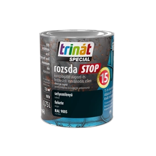 Trinát Rozsdastop selyemfényű RAL9005 FEKETE 750ml Trinát Rozsdastop selyemfényű RAL9005 FEKETE 750ml