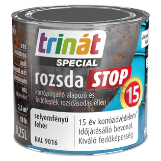 Trinát Rozsdastop selyemfényű RAL9016 FEHÉR 250ml Trinát Rozsdastop selyemfényű RAL9016 FEHÉR 250ml