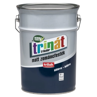 Trinát matt zománcfesték 300 FEKETE 5L