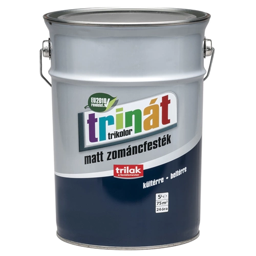 Trinát matt zománcfesték 300 FEKETE 5L