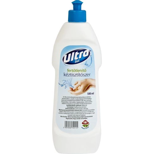 ULTRA Sol fertőtlenítő hatású kéztisztítószer 500 ml ULTRA Sol fertőtlenítő hatású kéztisztítószer 500 ml