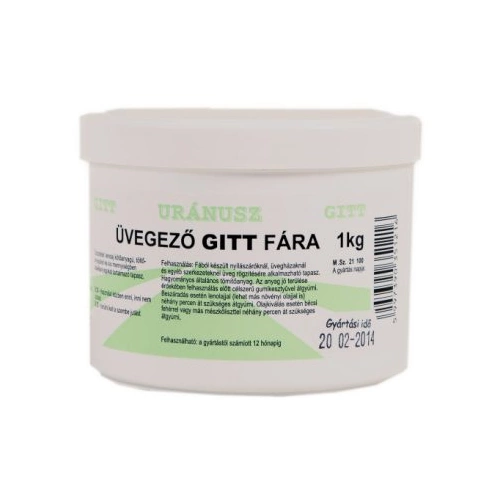 Uránusz üvegező gitt fára 1kg Uránusz üvegező gitt fára 1kg