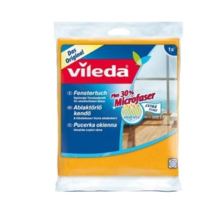 VILEDA Ablaktörlő kendő 30% mikroszállal VILEDA Ablaktörlő kendő 30% mikroszállal