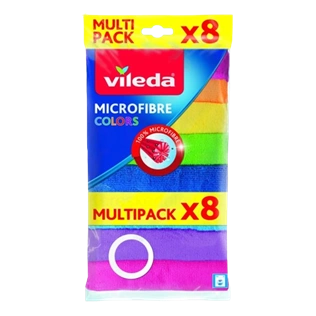 VILEDA Color 8 színű mikroszálas törlőkendő  8db