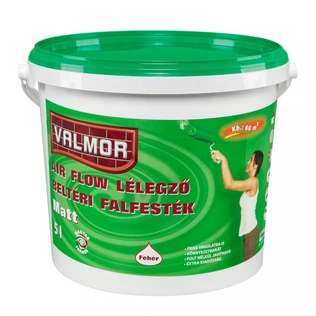 Valmor Air Flow beltéri falfesték FEHÉR 5L