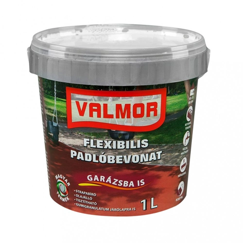 Valmor flexibilis padlóbevonat VÖRÖS 1L